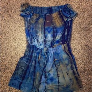 Boutique tie dye shorts romper- brand new, tags